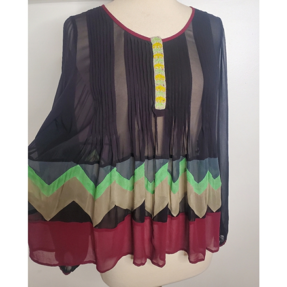 Anthroplogie Sela Peasant Blouse - Picture 7 of 8